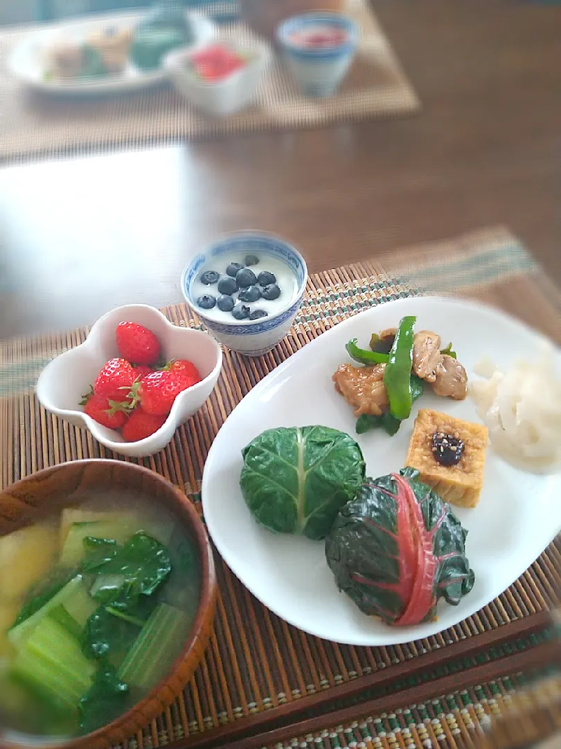 Snapdishの料理写真:朝ごはん🌥！|まめころさん