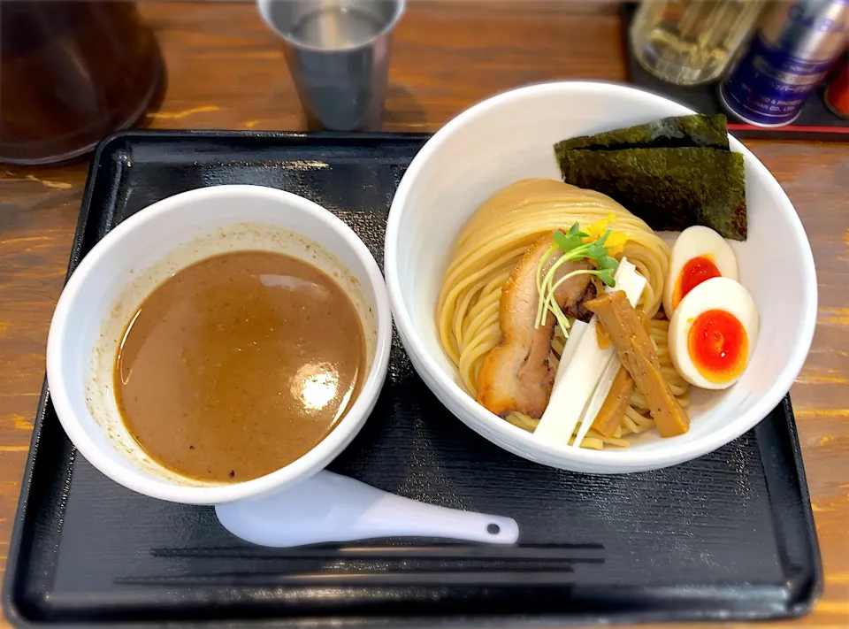 つけ麺中盛＋味玉@麺屋 縁道|morimi32さん