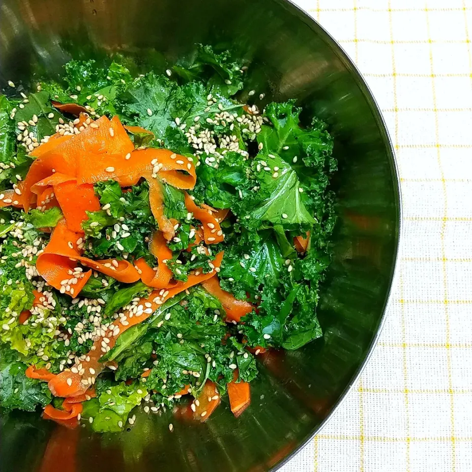 ケール🥬と雪下にんじん🥕の
チョレギ風サラダ|manmalさん