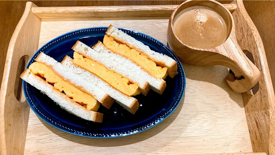 レンジで作る玉子焼きサンド|ゆうかさんさん