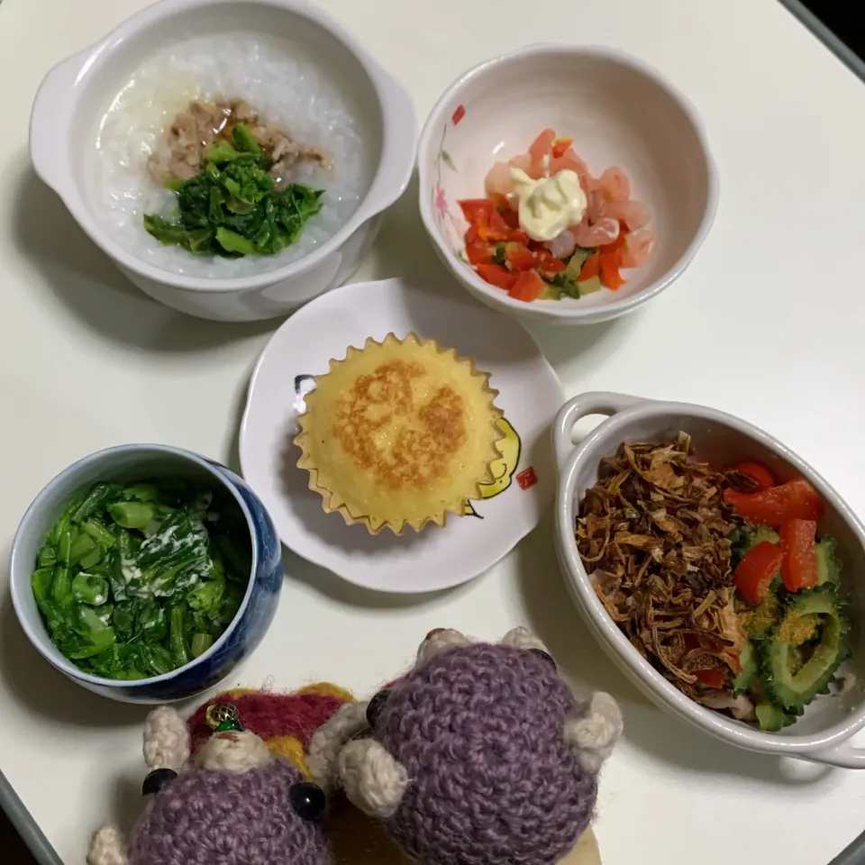 Snapdishの料理写真:晩ごぱん( ・∇・)|chagashiさん