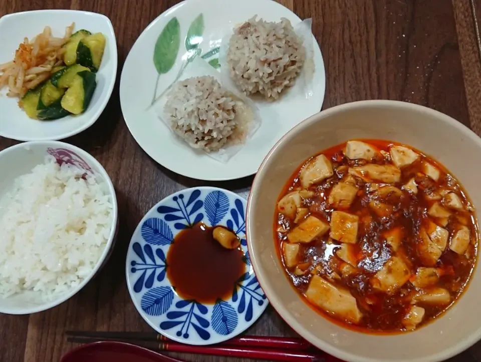 真珠蒸し&麻婆豆腐|ゆりちさん