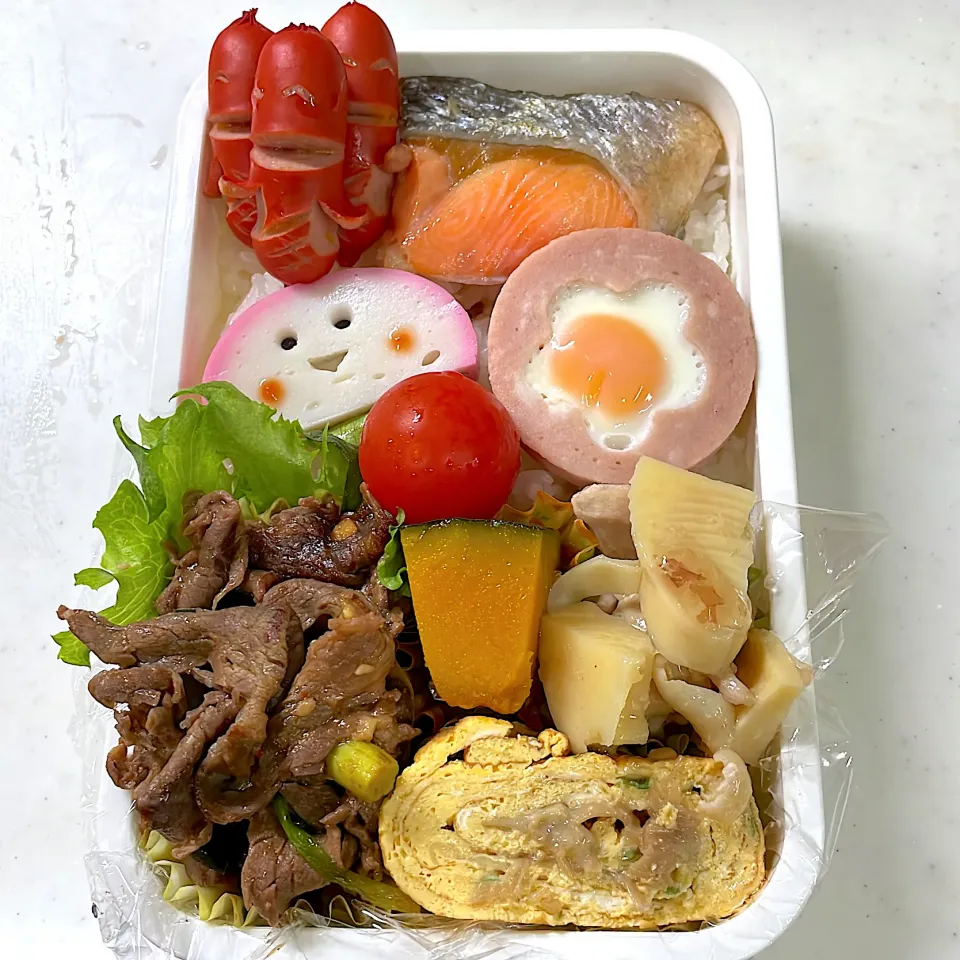 Snapdishの料理写真:2022年4月22日　オレ弁当♪|クッキングおやぢさん