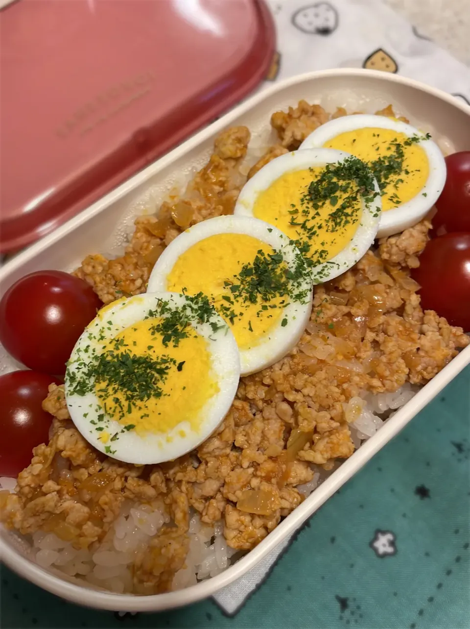 キーマカレー弁当|ふくみみさん