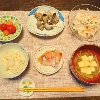 海の幸と美しい食器たち|ひさん