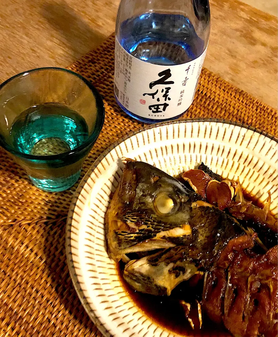 Snapdishの料理写真:黒鯛のあら煮|debimamaさん