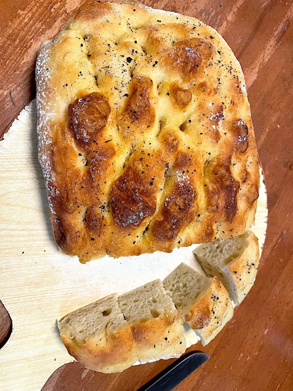 厚焼きのフォカッチャ⭐︎じゃが芋入り|パンプキンさん