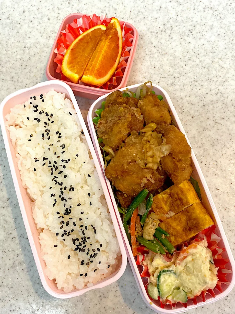 唐揚げ香味タレ弁当|asumamaさん