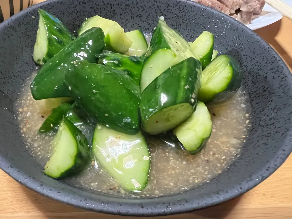 塩ダレ きゅうり|ハルのただ飯さん