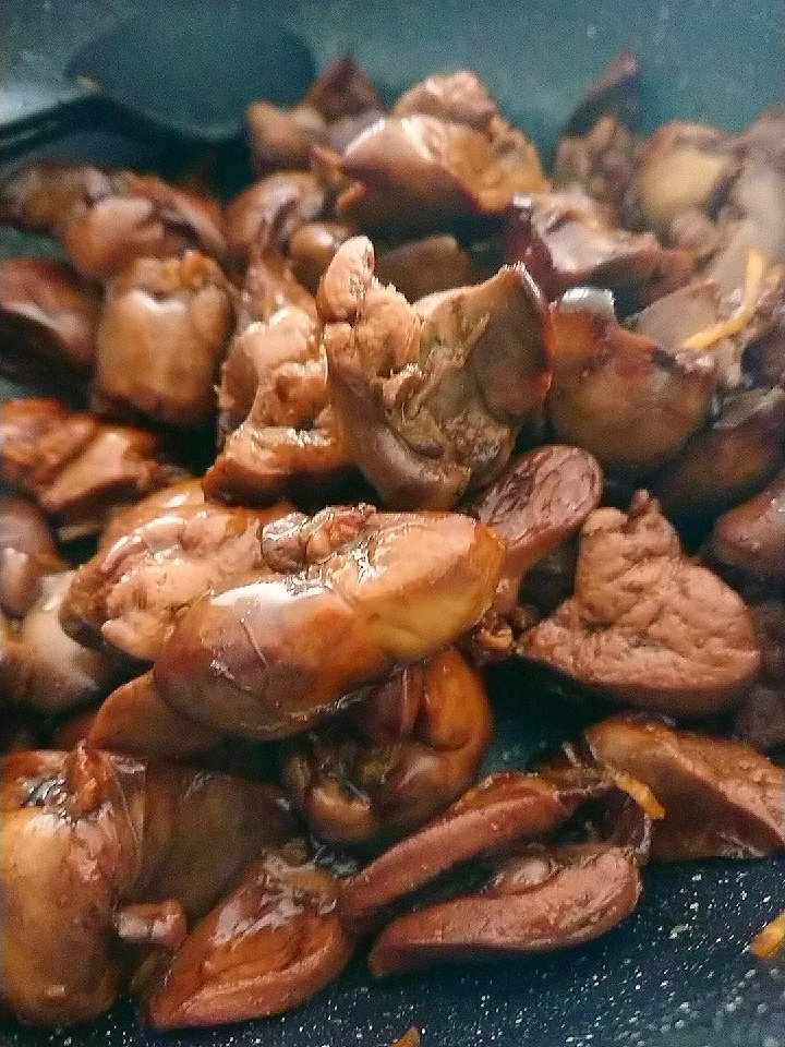 鶏レバーの甘辛煮|食事メモメモさん