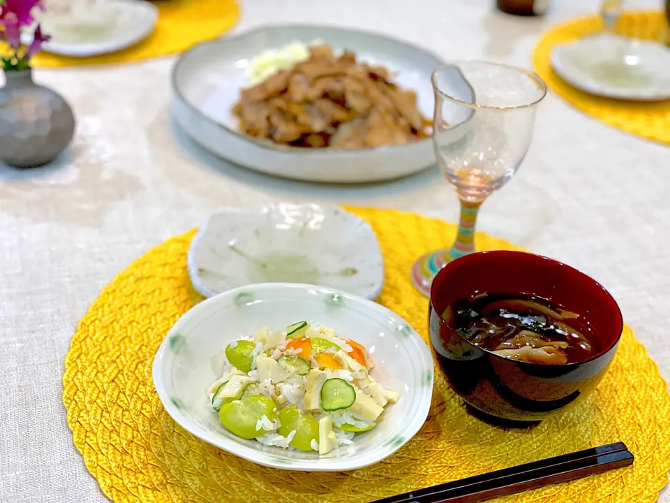 お夕飯は掘った筍を使ってちらし寿司‼️|Seikoさん