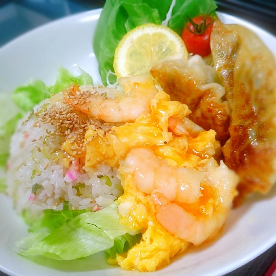 えび玉レタスチャーハン～♪♪