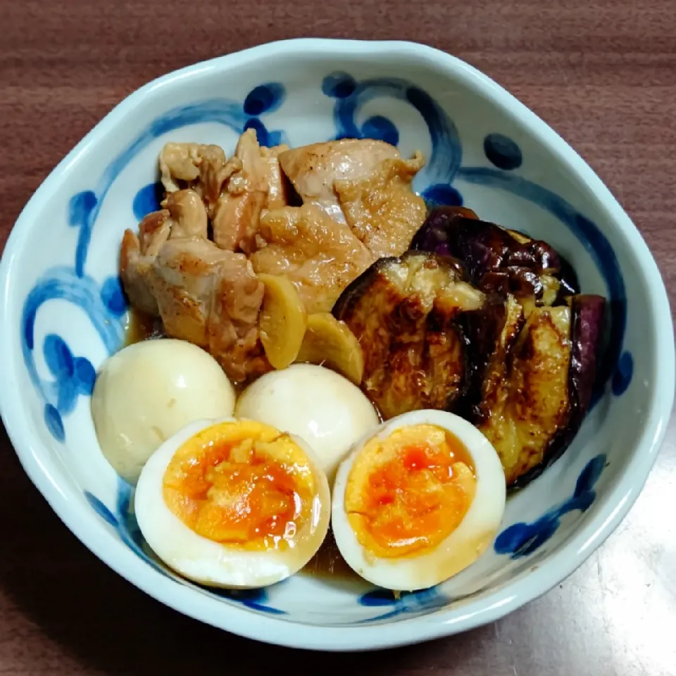 なすと鶏肉の甘酢煮|ひろにぃさん