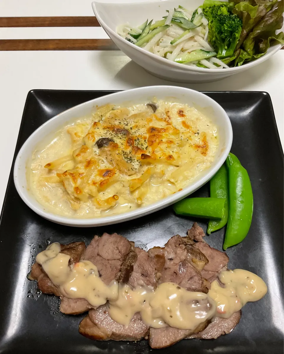 Snapdishの料理写真:晩ごはん|Sanままさん