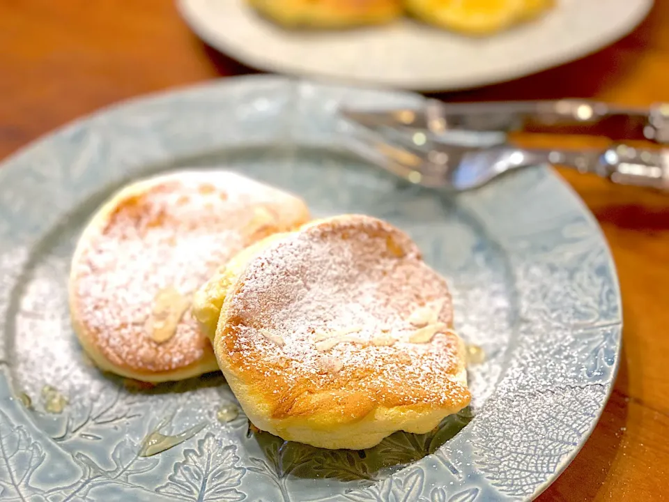 Snapdishの料理写真:ざっくり☆ふわっと♡パンケーキ🥞|まめすけ。さん