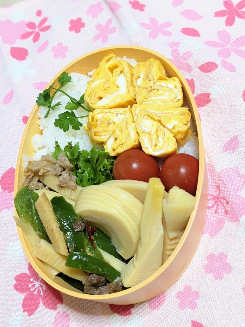 Snapdishの料理写真:本当のお弁当〜。映って無いけど、お好み焼き弁当〜。|f.1125beさん