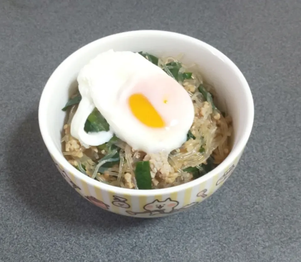 ☆麻婆春雨丼 温玉のせ☆|☆haru☆さん