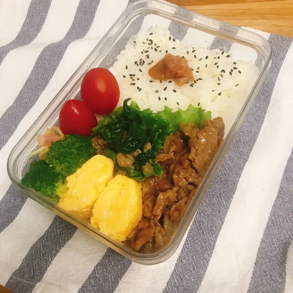 Snapdishの料理写真:三男男子高校生弁当|mickyさん