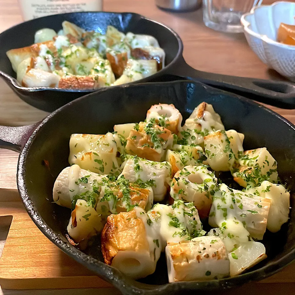 じゃがいもと竹輪の青海苔マヨネーズ|gohan♡さん