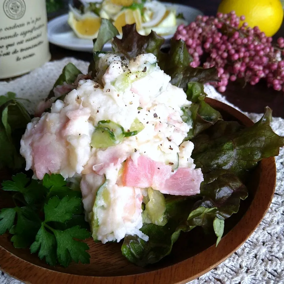 長芋のホクホクサラダ🥗|とまと🍅さん