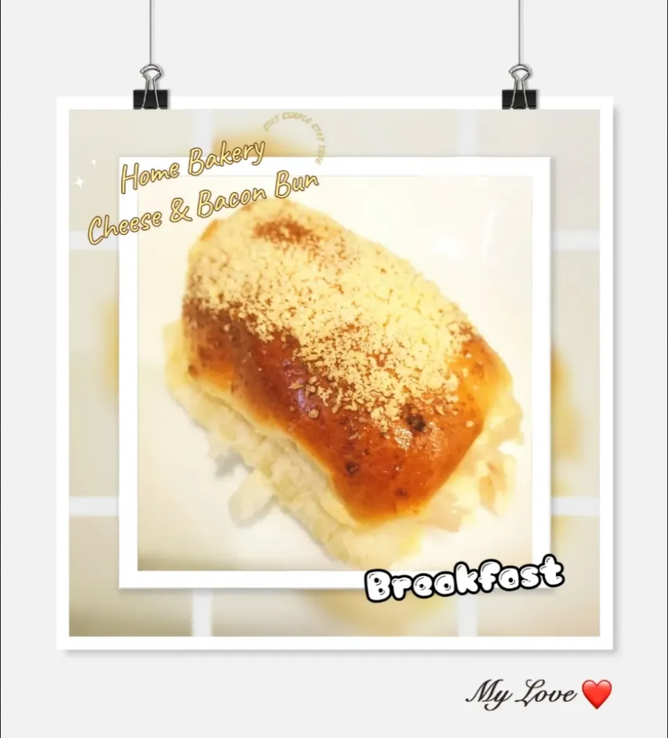 Cheese & Bacon Bread

#yummy #homemade #kansmartdishes|EKさん