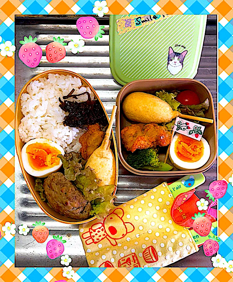 Snapdishの料理写真:2022.4.25  お弁当　遠足|もっさんさん