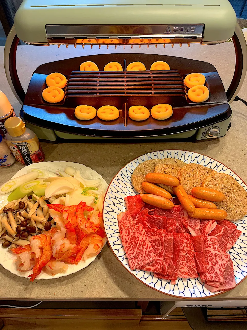 Snapdishの料理写真:焼き肉グリルパーティー🥳|Mayumiさん