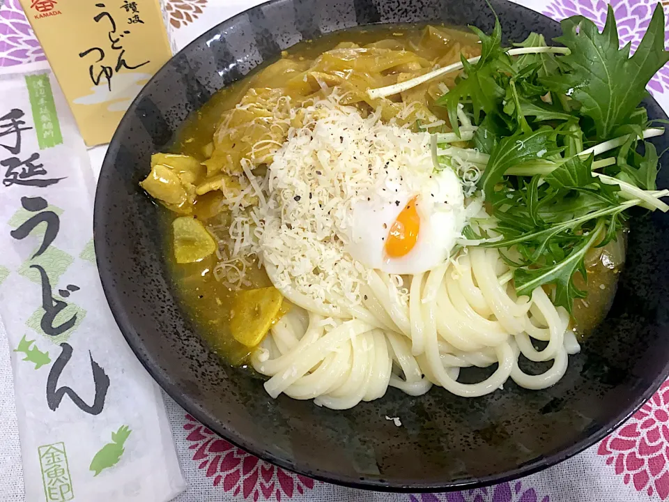 温玉カレーうどん　チーズ掛け|Taさん