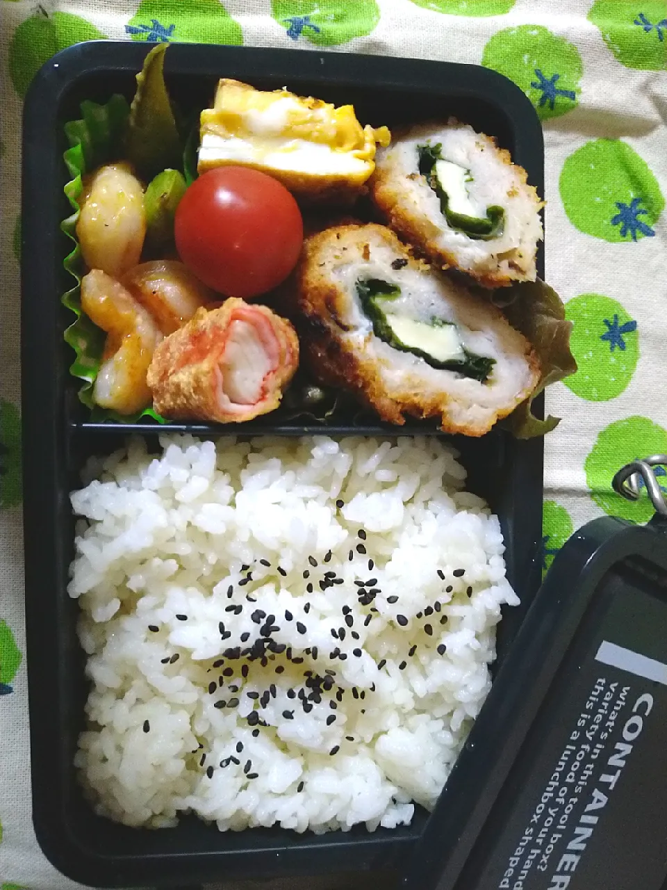 紫蘇ササミチーズかつ弁当★エビマヨも|ゆーこさん