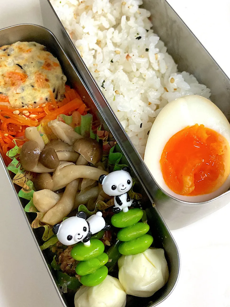 Snapdishの料理写真:豆腐ハンバーグ弁当|nkさん