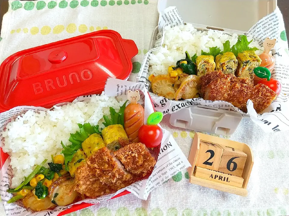 🍱今日の息子達のお弁当|tomoさん