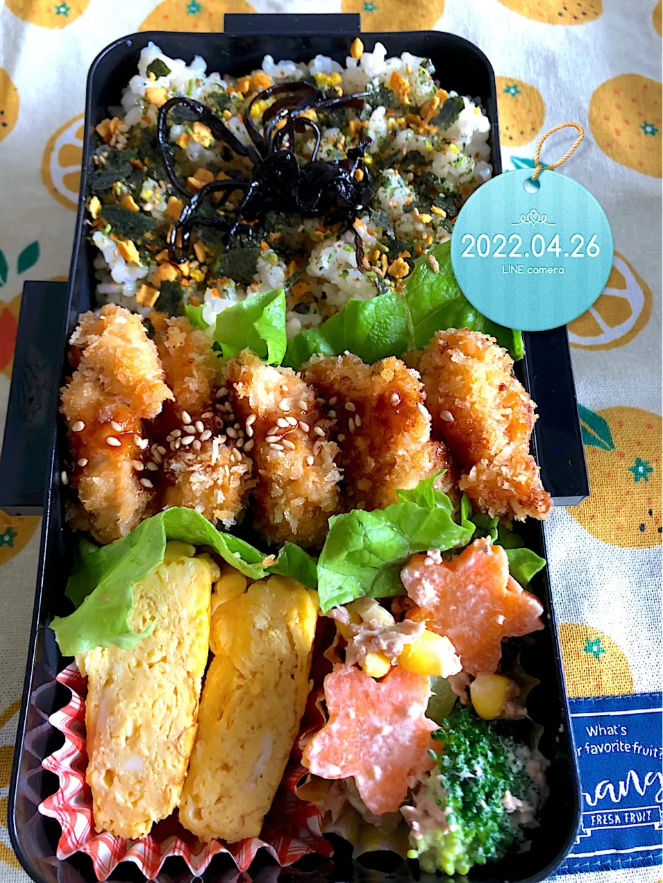 Snapdishの料理写真:男子高校生お弁当|harutomomamaさん