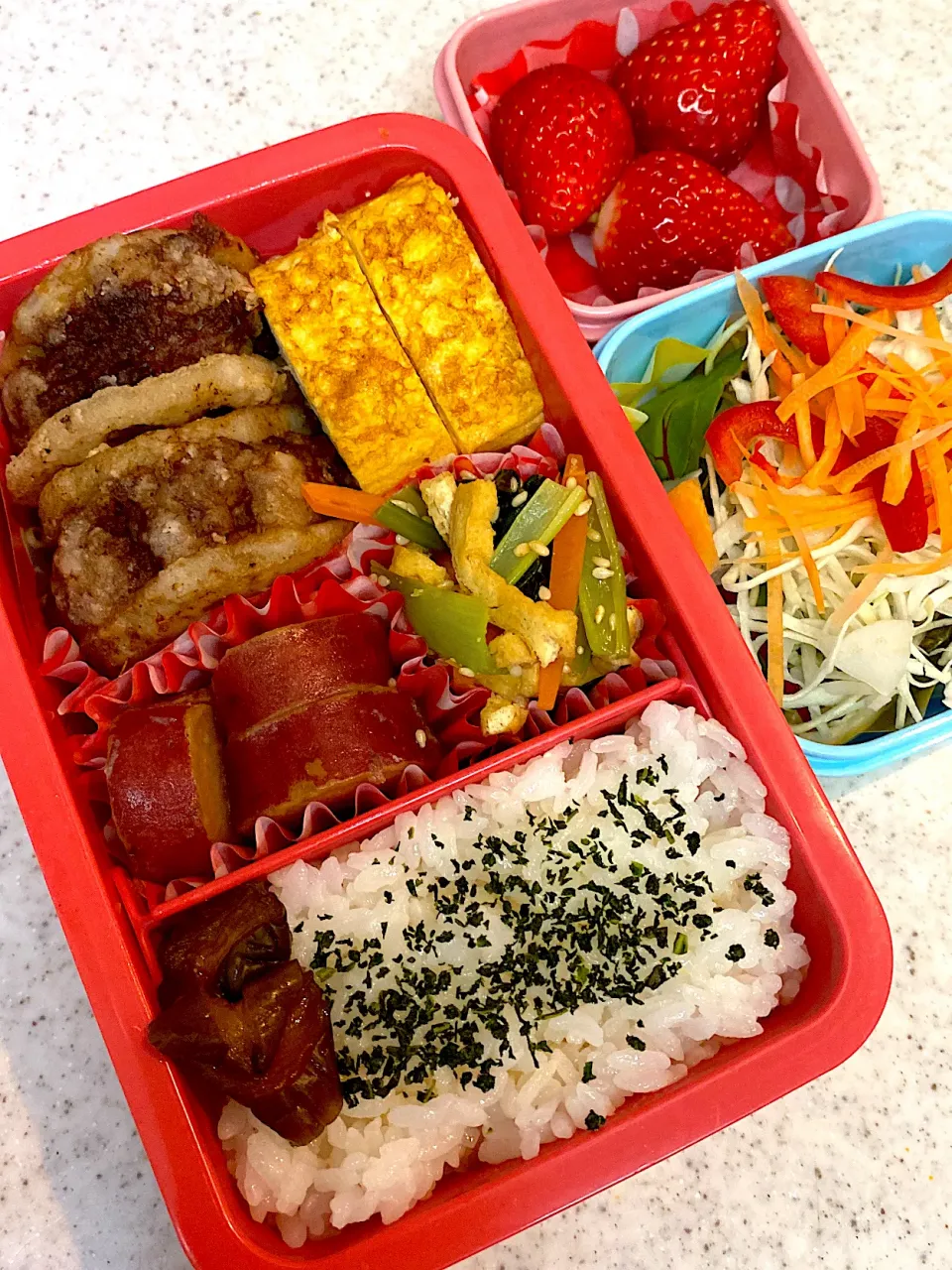 蓮根の挟み揚げ弁当|asumamaさん