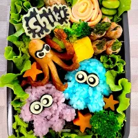 Snapdishの料理写真:スプラトゥーン弁当|ゆりかさん