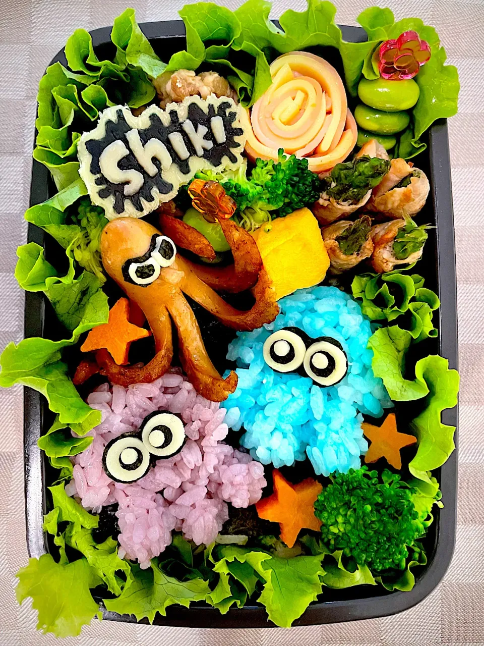 Snapdishの料理写真:スプラトゥーン弁当|ゆりかさん