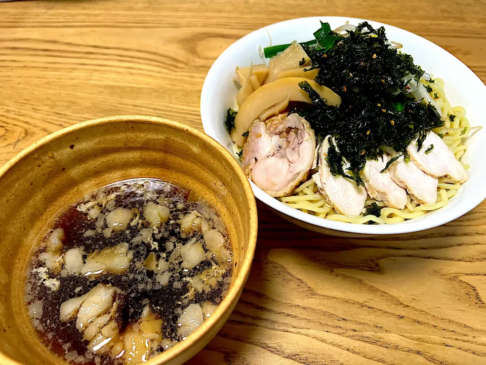 鶏と魚介のさっぱりダブルスープで食べるつけ麺|さくたろうさん