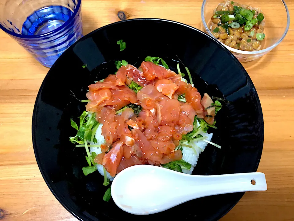 鮭ルイベ丼|saknさん