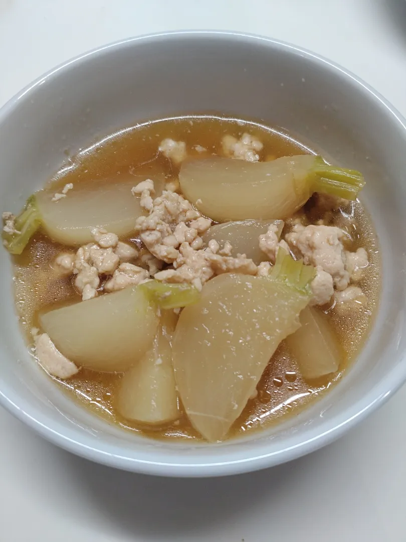 かぶと鶏ひき肉の煮物|しまだ ちえこさん