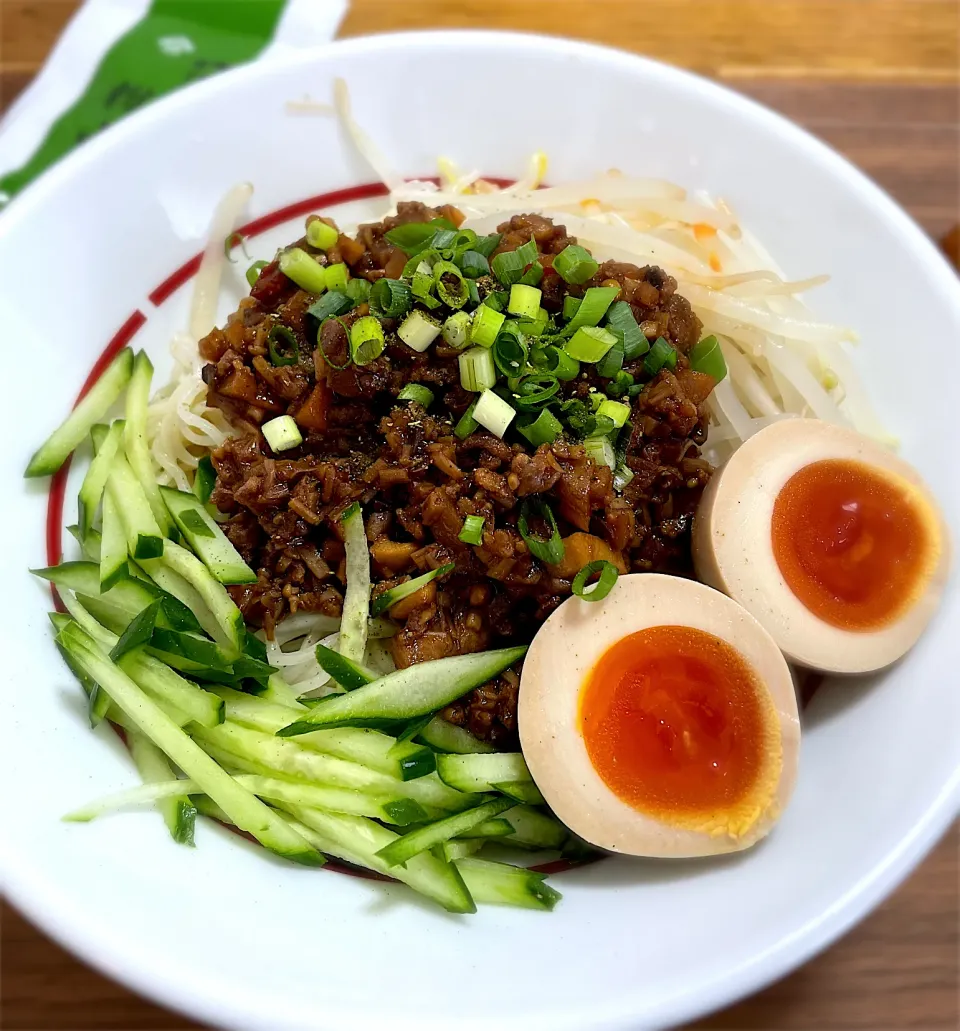 たけのことえのき入り肉味噌のジャージャー麺|morimi32さん