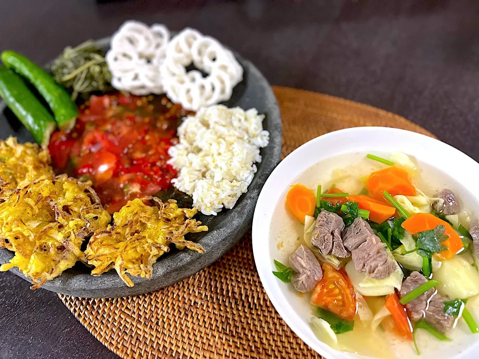 Dinner sayur sop|yeni kartikasariさん