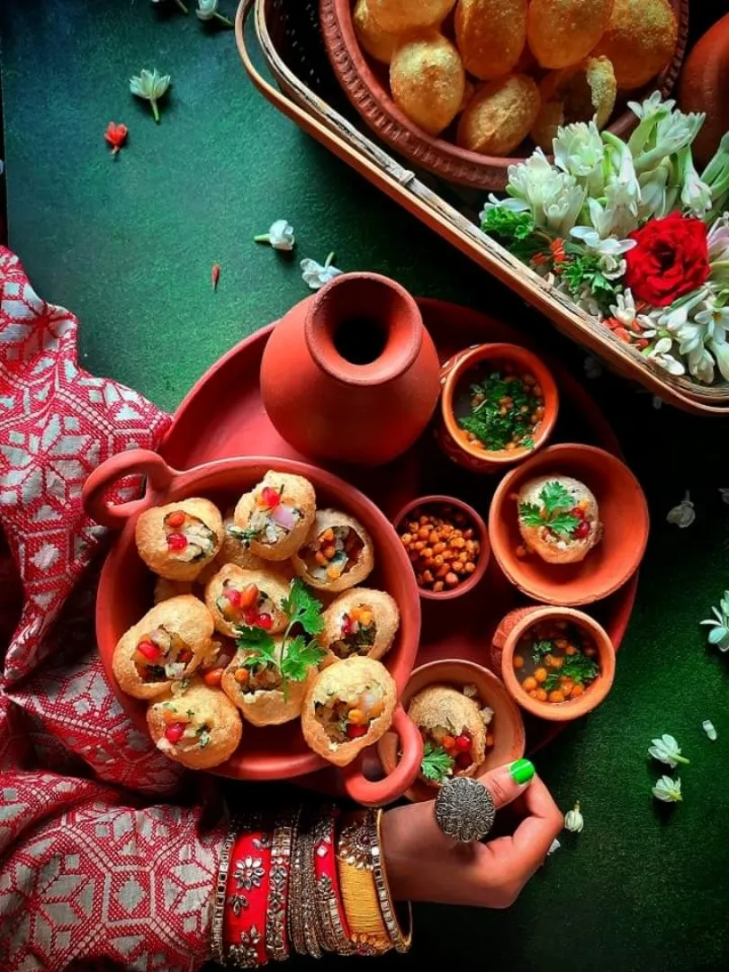 Popular Indian Street Food....Paanipuri|Riniさん