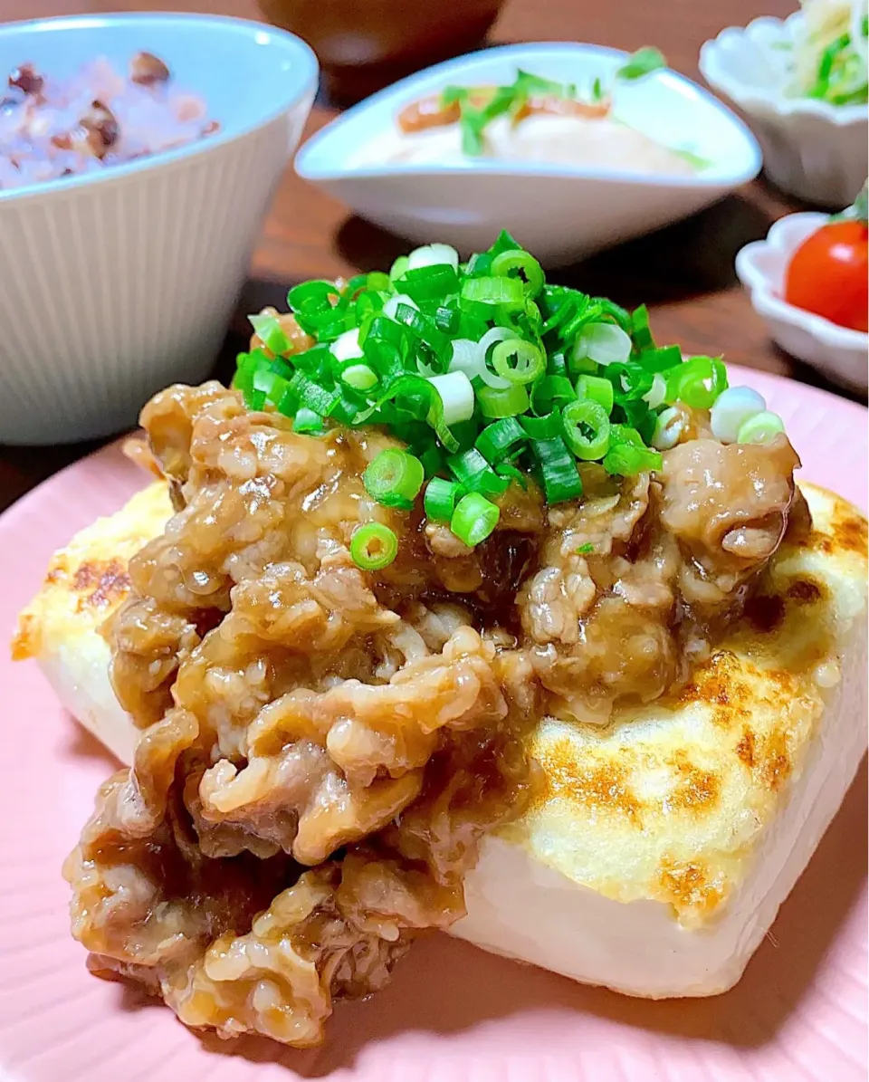 Snapdishの料理写真:ボリューム満点！豆腐ステーキ|Saori Nishidaさん