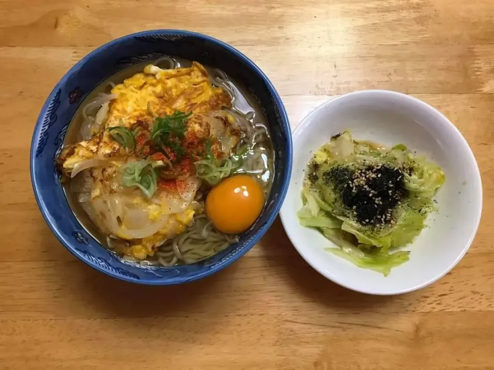 Snapdishの料理写真:揚げていない「かき揚げ天風」蕎麦です。|トヨシと申します。さん