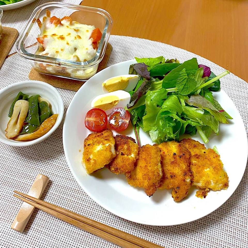 鶏胸肉のパン粉焼き|かなママさん