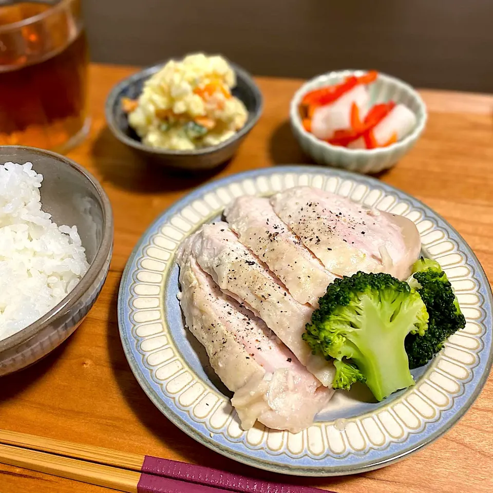 塩糀サラダチキン|ちぐあささん