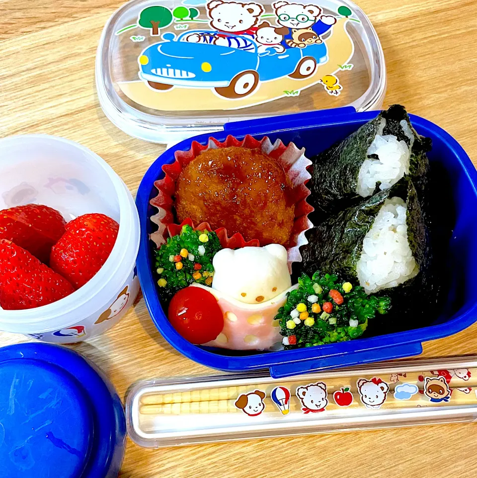 Snapdishの料理写真:おにぎり弁当|Yukiさん