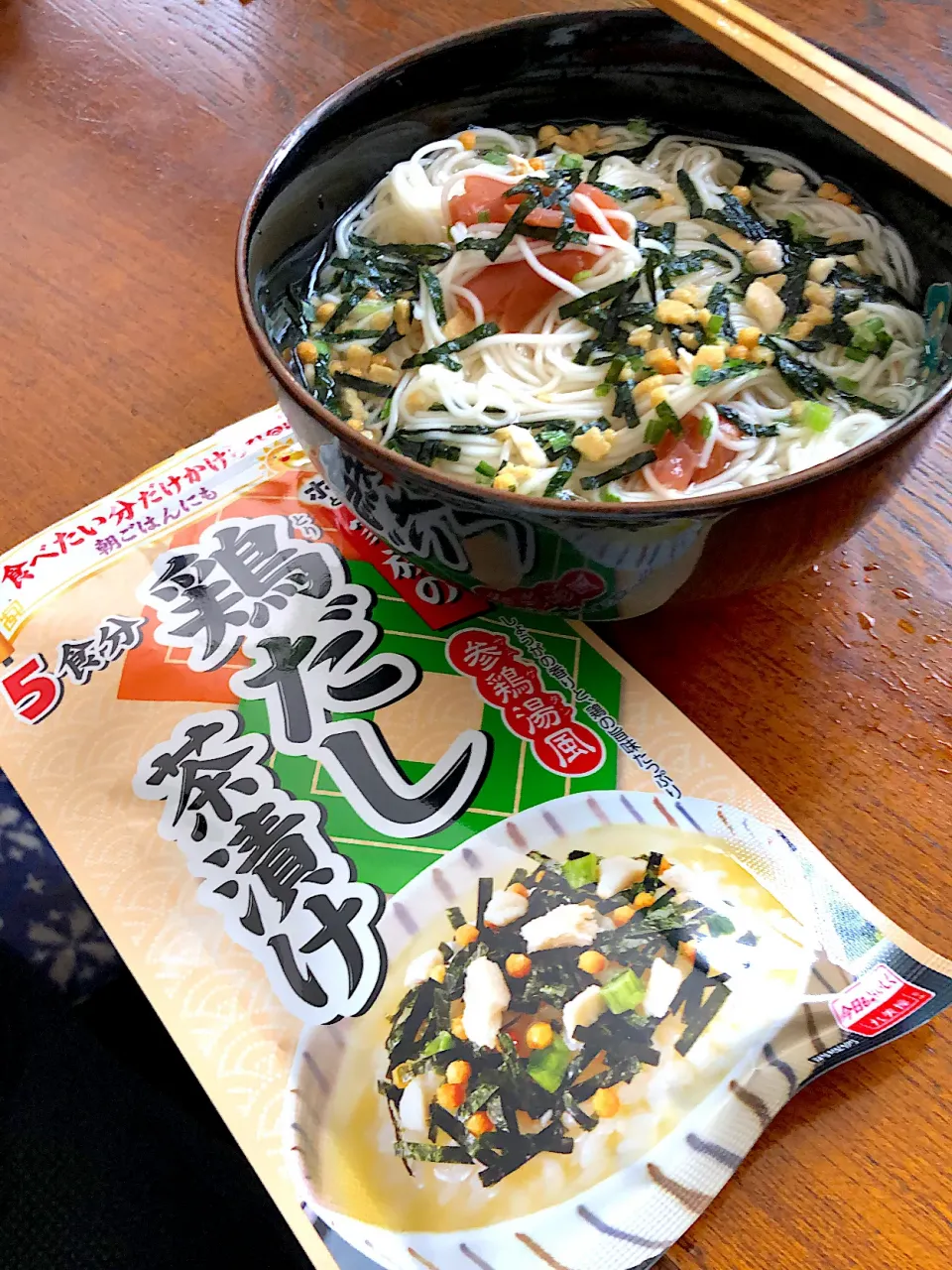 鶏だし茶漬け素麺作ってみました。|Daisuke Sakaiさん
