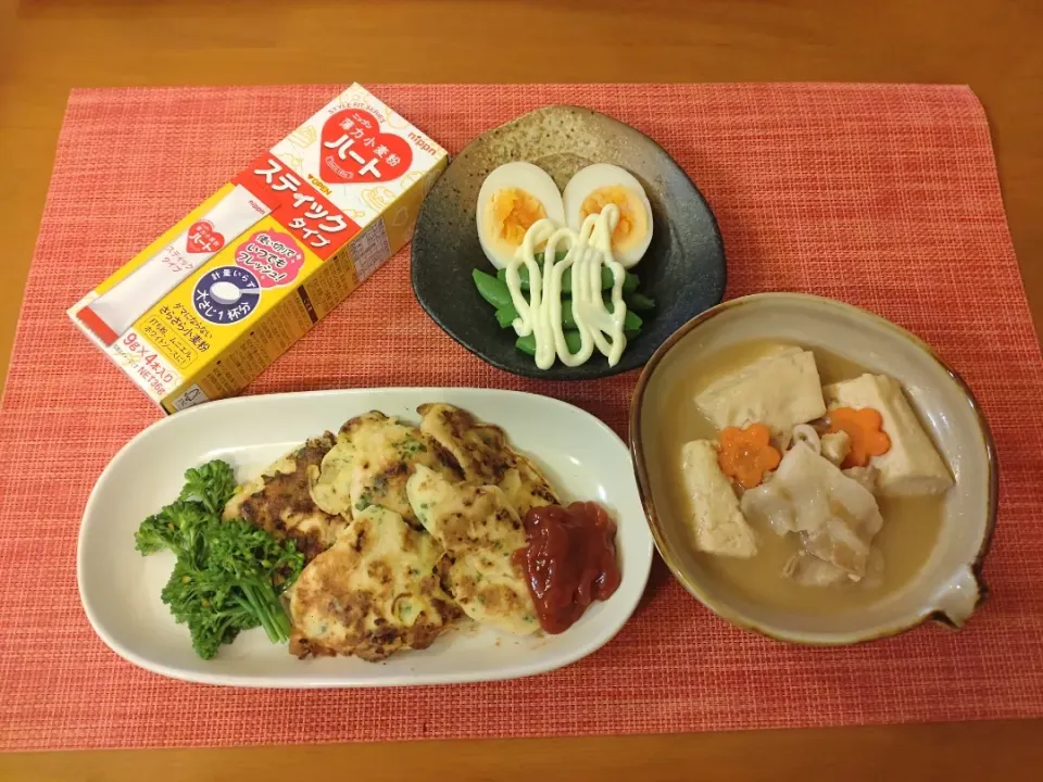 ☆ピカタ
☆豚バラと豆腐の煮物
☆味付け卵とスナップエンドウ|chikakoさん