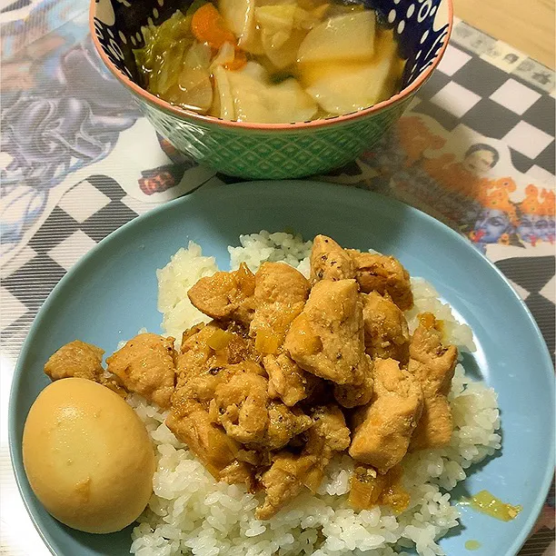 鶏肉でルーロー飯風♬|panchiさん