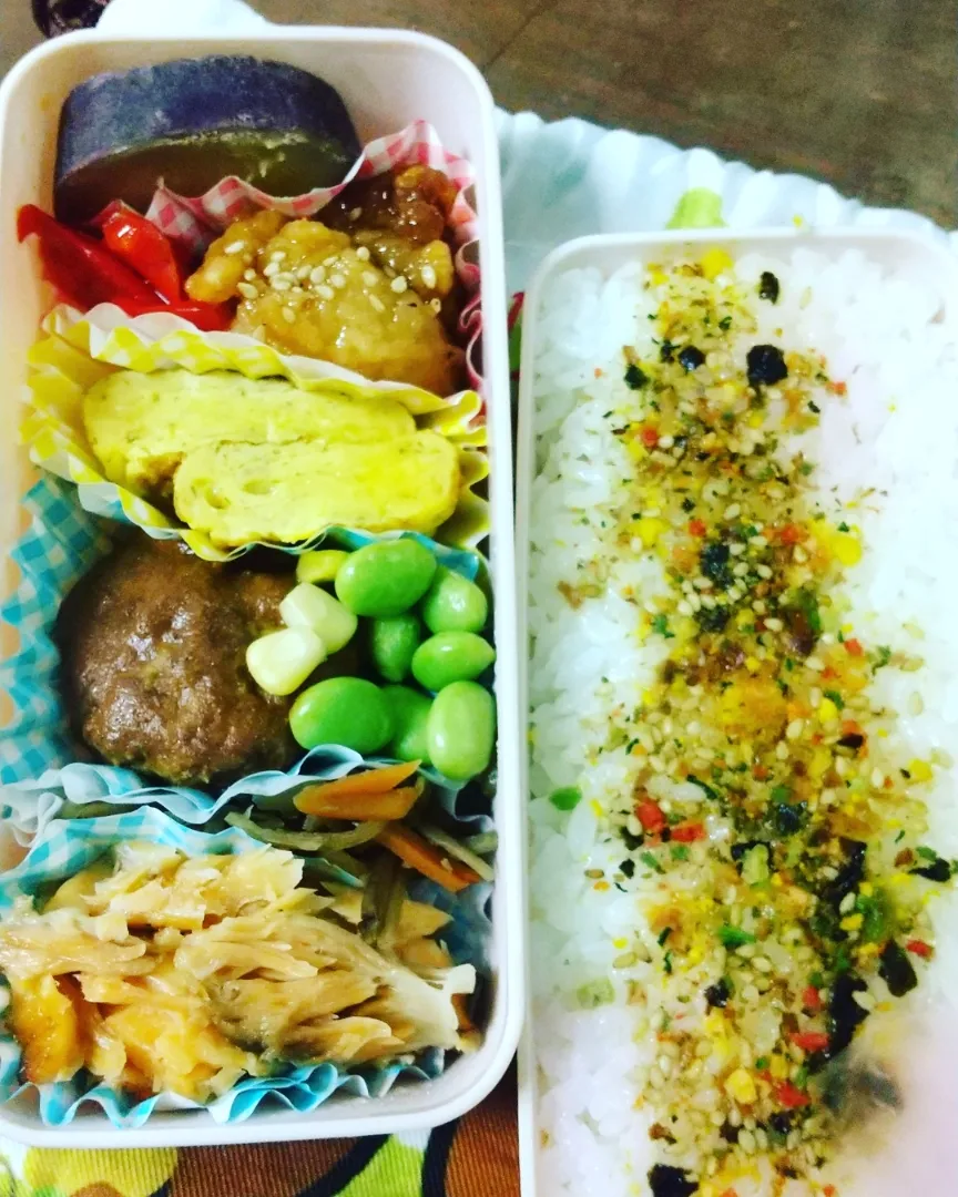 Snapdishの料理写真:🌿夜勤弁当🌿|クークマさん